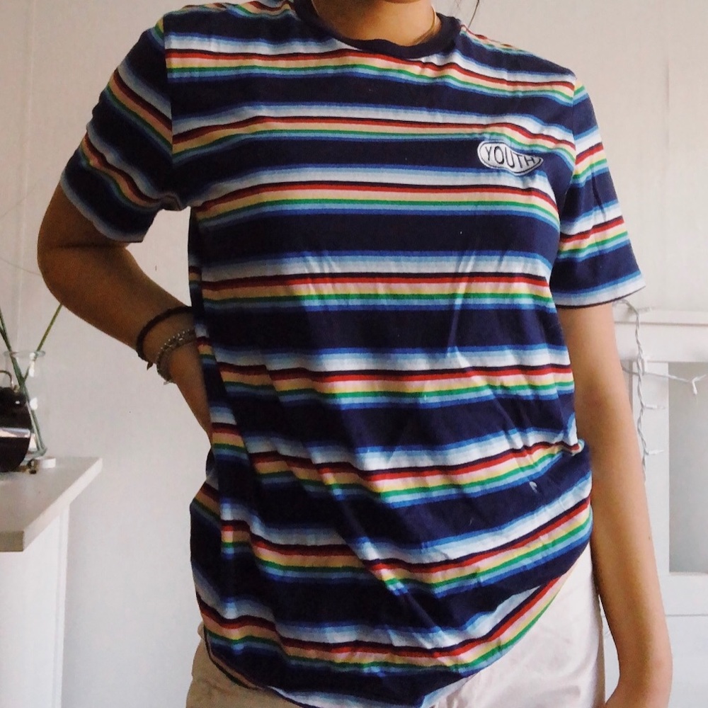 Rainbow Striped T-Shirt